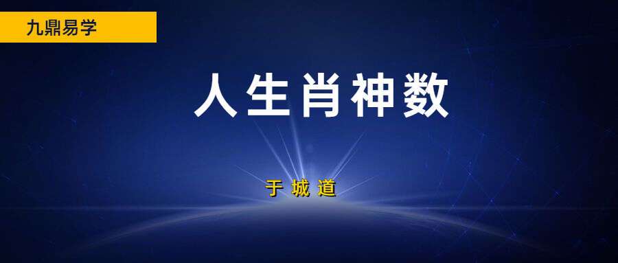 于城道人生肖神数 视频课程 6集 (九鼎易学)