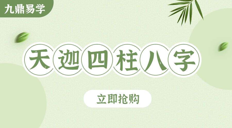 天迦四柱八字课程 视频40集 百度网盘分享（九鼎易学）