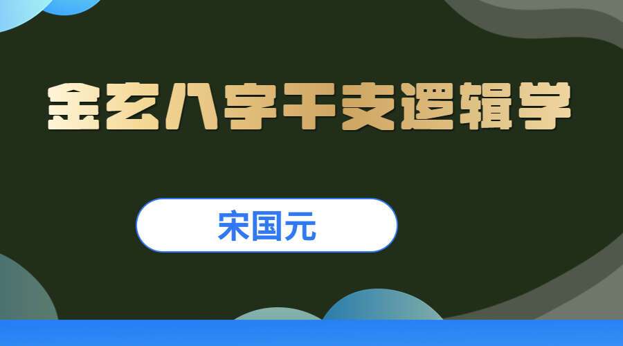 宋国元金玄八字干支逻辑学 视频71集 （九鼎易学）
