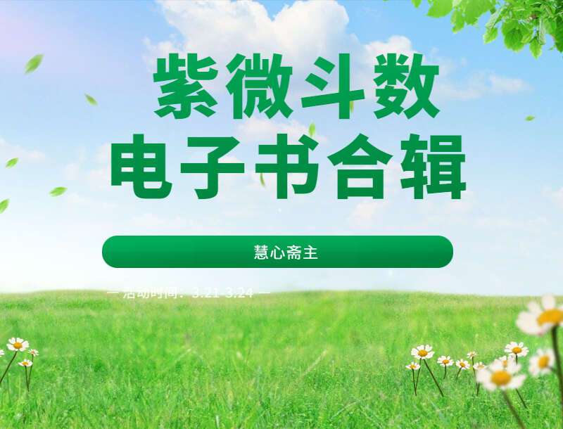 新诠派慧心斋主 紫微斗数 电子书合辑 百度网盘分享