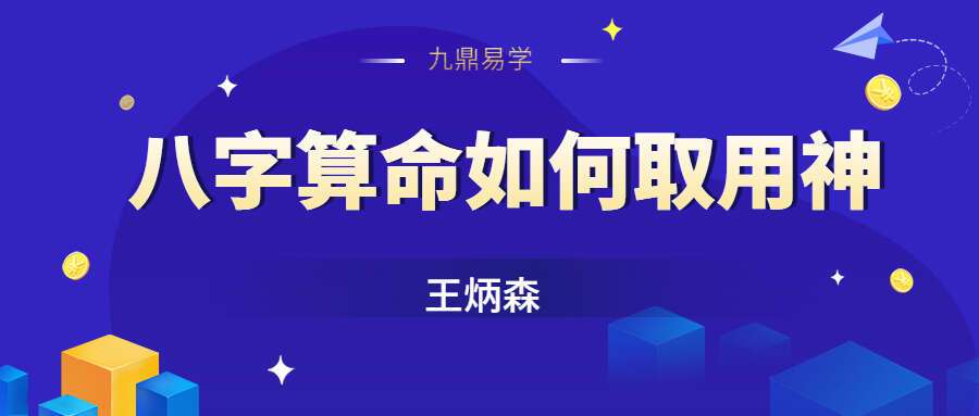 王炳森 八字算命如何取用神 视频3集