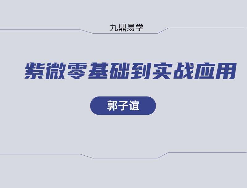 郭子谊-紫微斗数零基础到实战应用 视频48集