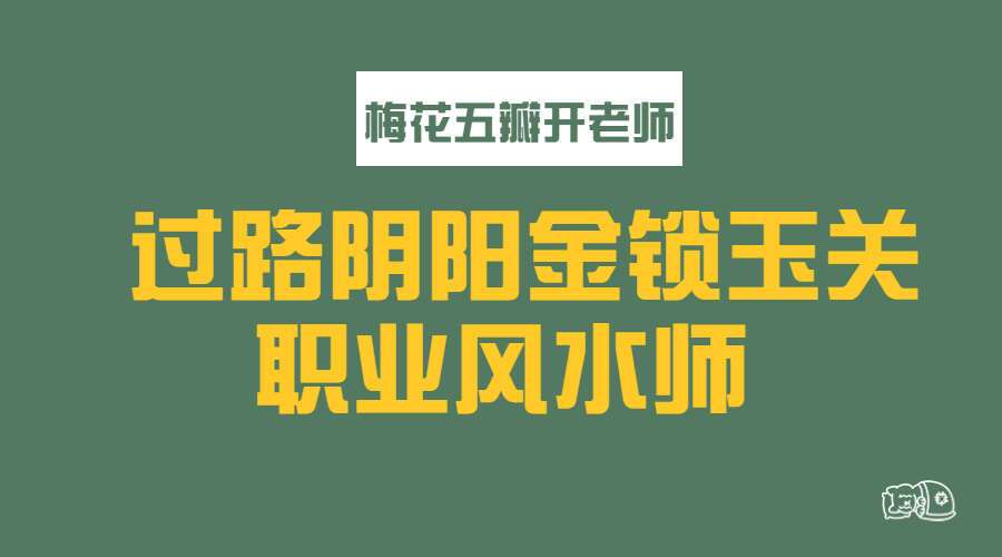梅花五瓣开老师过路阴阳金锁玉关100集（九鼎易学）