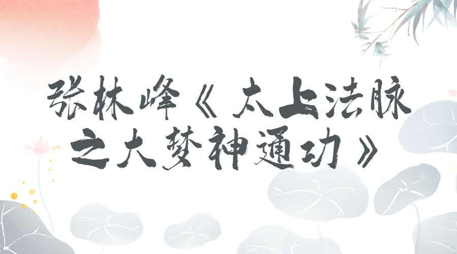 张林峰《太上法脉之大梦神通功》视频7集（九鼎易学）