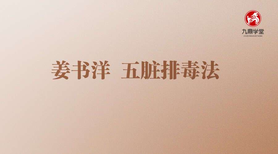 姜书洋 五脏排毒法 5集(九鼎易学)