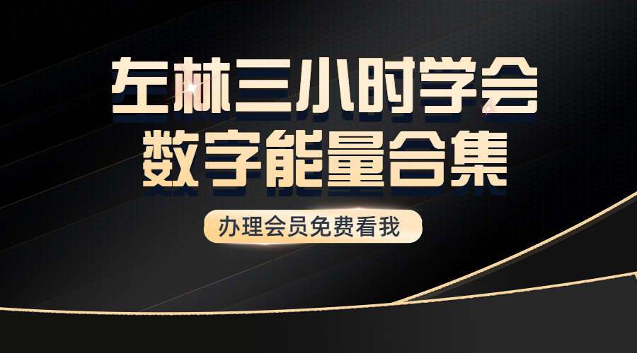 左林三小时学会数字能量合集（九鼎易学）
