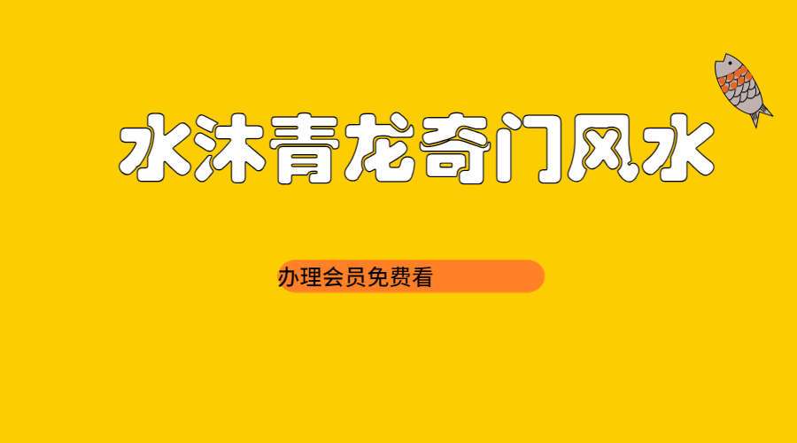 水沐青龙奇门风水视频59集（九鼎易学）