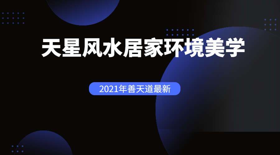 2021年善天道最新天星风水居家环境美学设计视频67集(九鼎易学)