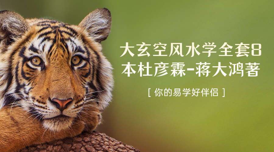 大玄空风水学全套8本杜彦霖-蒋大鸿著《（蒋公秘传）大玄空风水学系列丛书全8本、八字、万年历 实战方法玄空理气》（九鼎易学）
