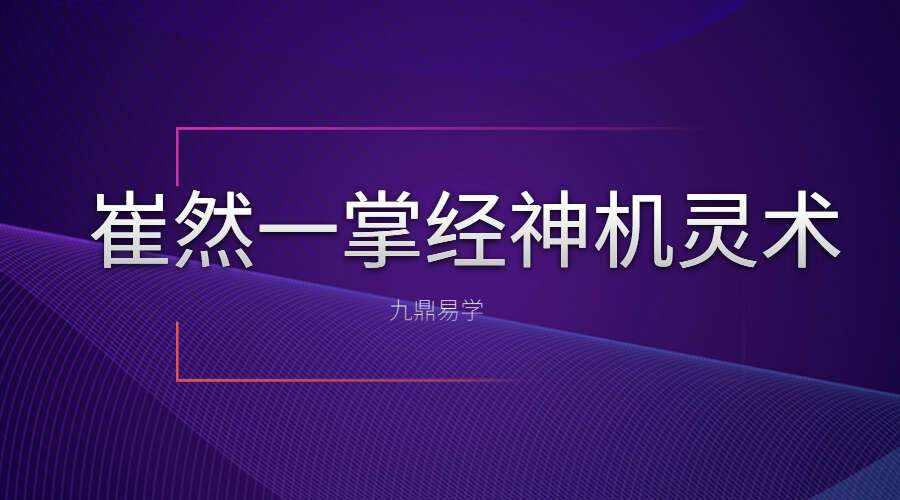 崔然一掌经神机灵术（4视频+51图片）（九鼎易学）