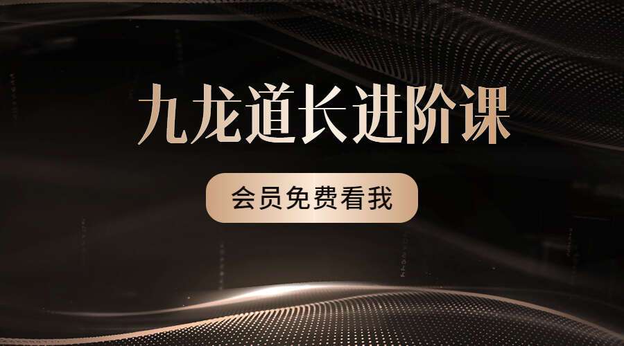 九龙道长进阶课20集视频（九鼎易学）