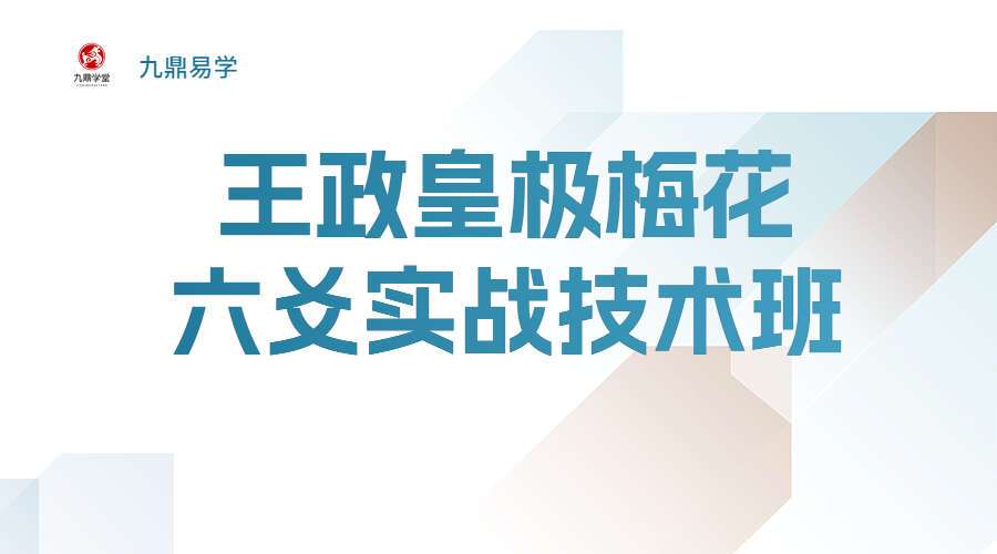王政皇极梅花六爻实战技术班 28集（基础课+实战课）（九鼎易学）