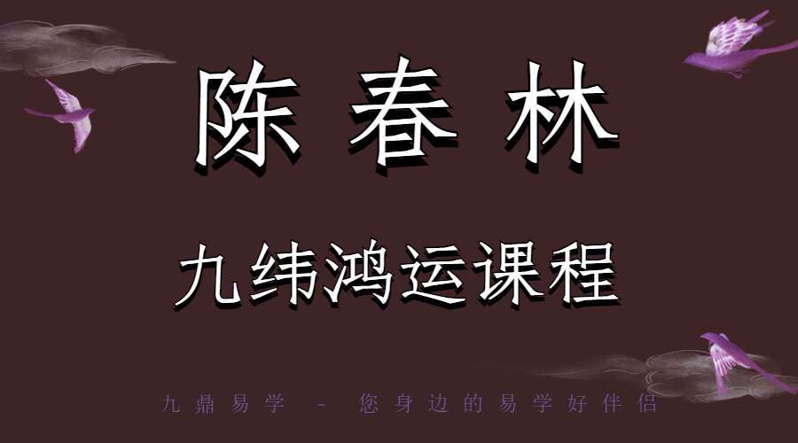 陈春林九纬鸿运(九鼎易学)