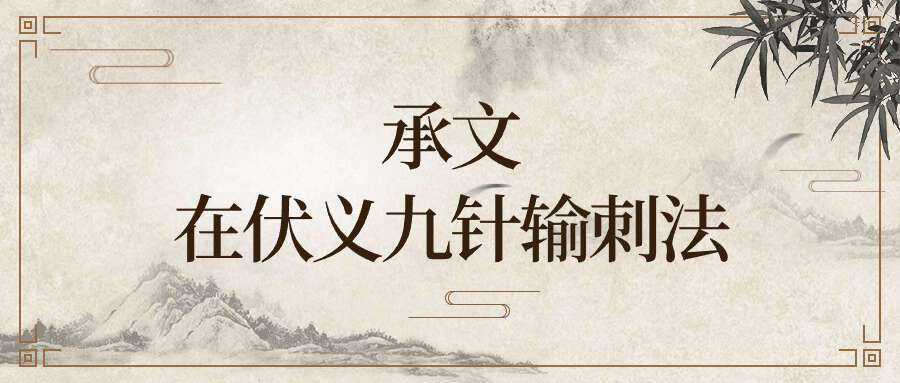 承文在伏義九针输刺法9集