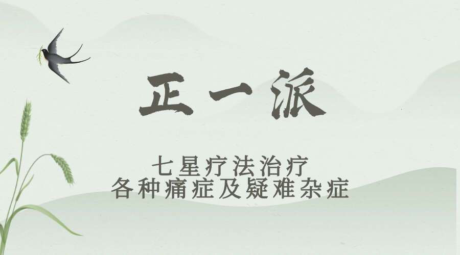 正一派七星疗法治疗各种痛症及疑难杂症线上网课——李敏视频3集