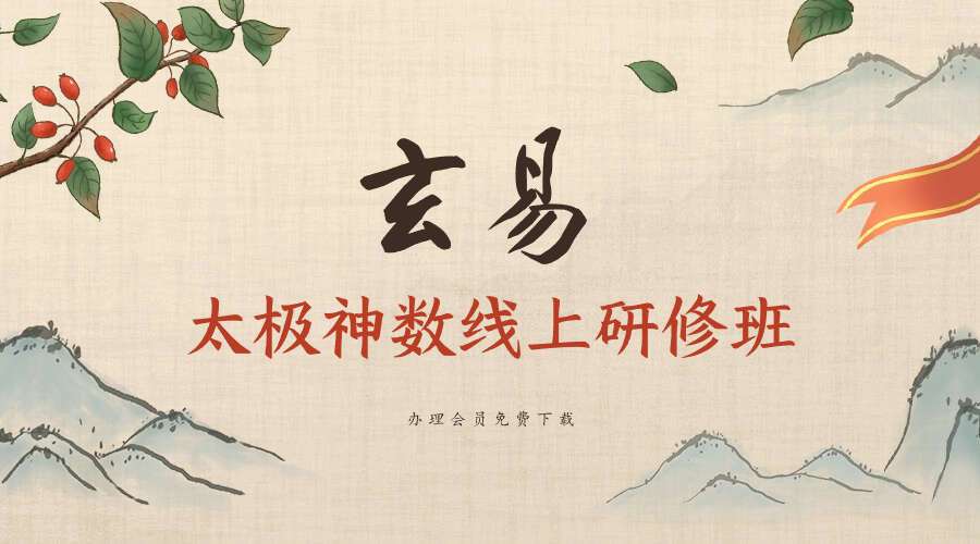 玄易 太极神数线上研修班视频 15集