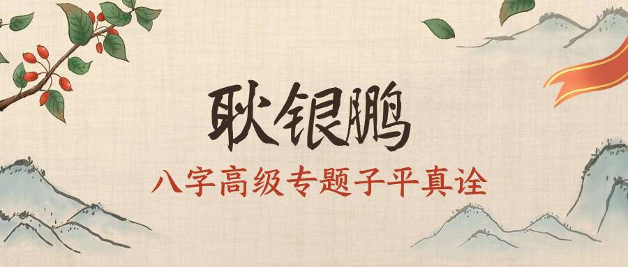 耿银鹏 八字高级专题子平真诠20集