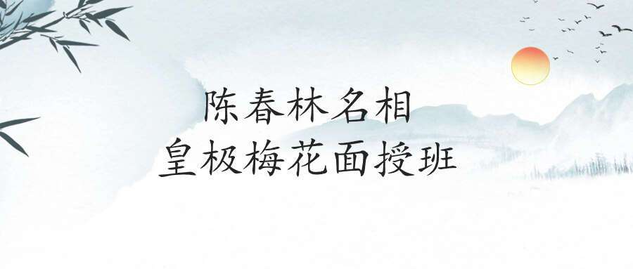 陈春林名相｜皇极梅花面授班全程视频2023