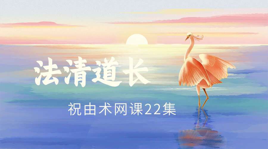 法清道长 祝由术网课22集
