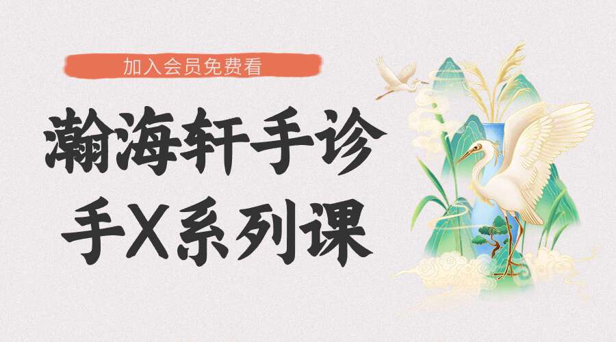 瀚海轩手诊手X系列课