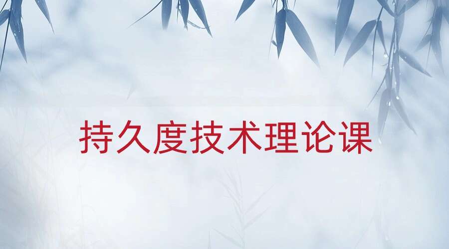 持久度技术理论课
