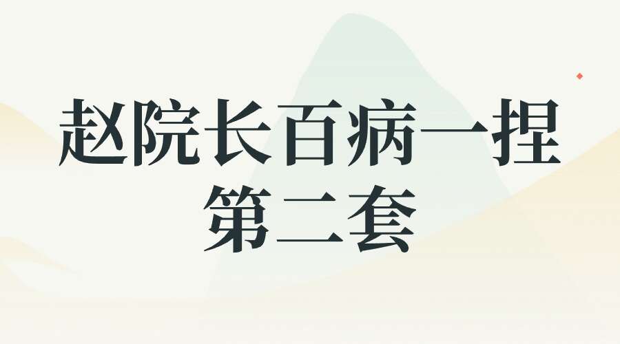 赵院长百病一捏等第二套40集