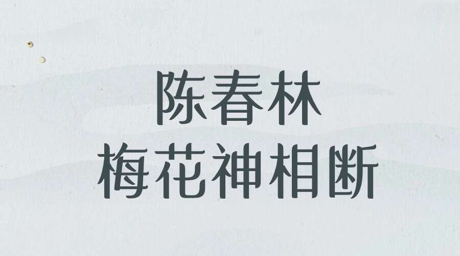 陈春林梅花神相断pdf