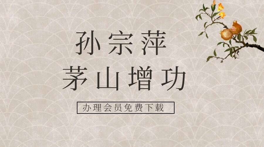 孙宗萍 茅山增功2集视频+文档