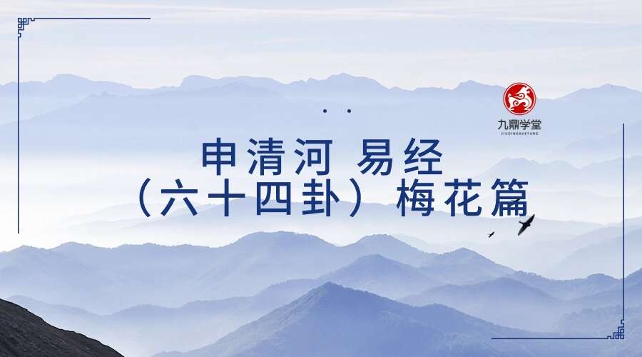 申清河 易经（六十四卦）梅花篇 74集视频（九鼎易学）
