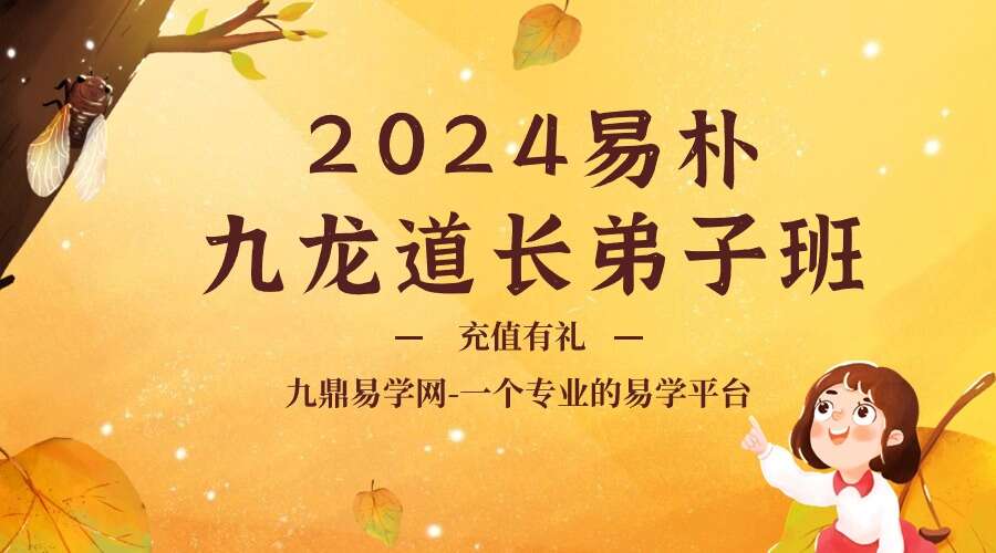 2024易朴九龙道长弟子班（包括进阶和阵法）53集视频（九鼎易学）