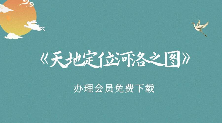 《天地定位河洛之圖》