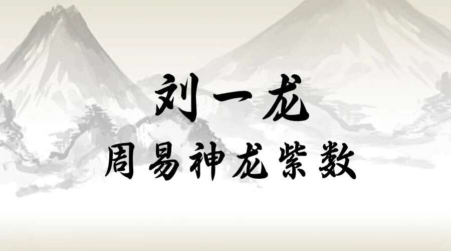 《刘一龙周易神龙紫数》86集