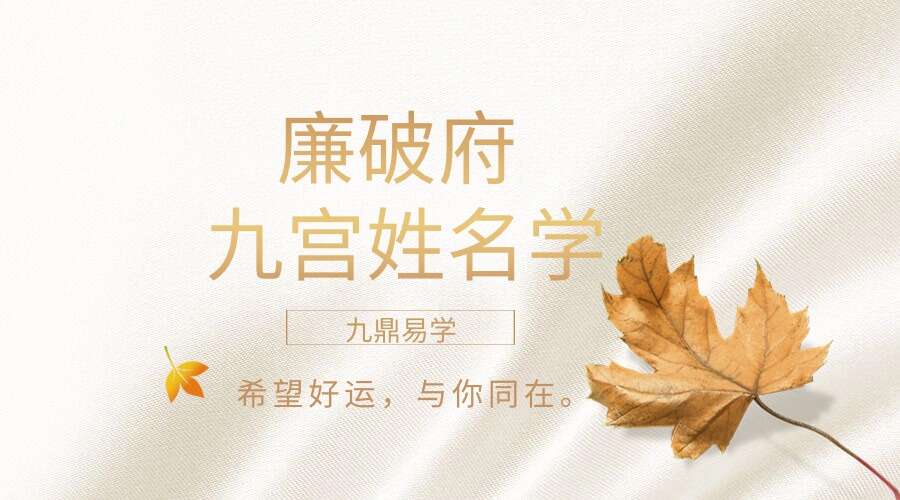 廉破府 九宫姓名学（视频）13讲视频（九鼎易学）