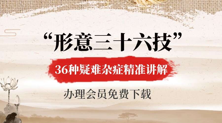 “形意三十六技”36种疑难杂症精准讲解