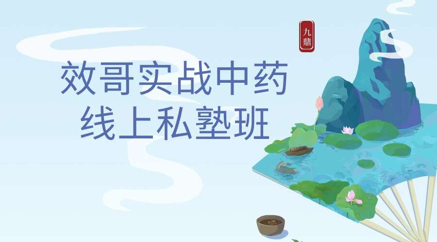讲透400味中药·效哥实战中药线上私塾班 录音48集+视频12集（九鼎易学）