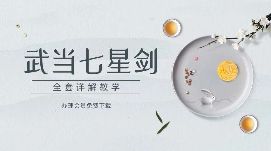 武当云鹤 武当七星剑全套详解教学30集