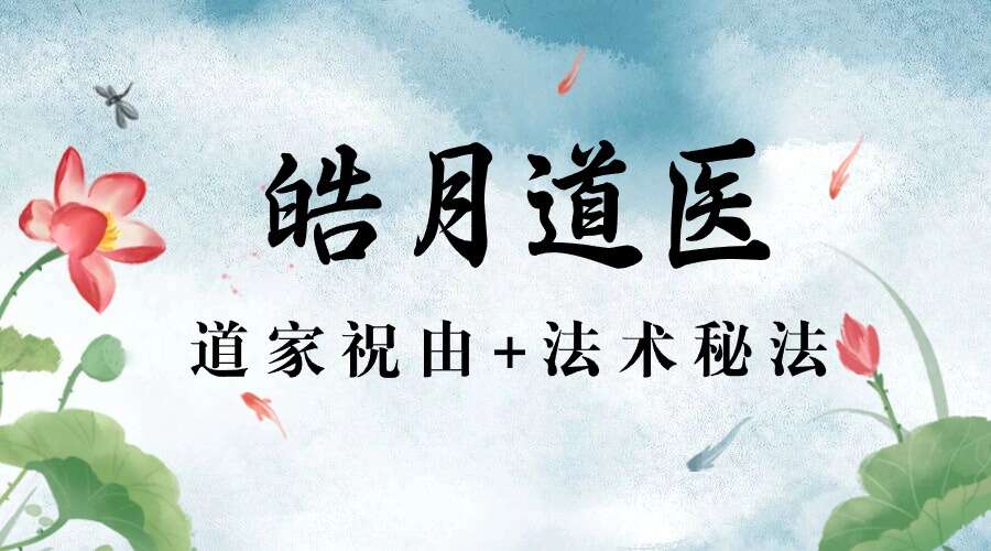 皓月道医《道家祝由+法术秘法》88集