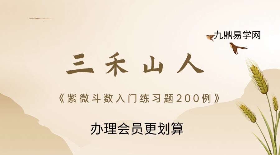 三禾山人《紫微斗数入门练习题200例》426页