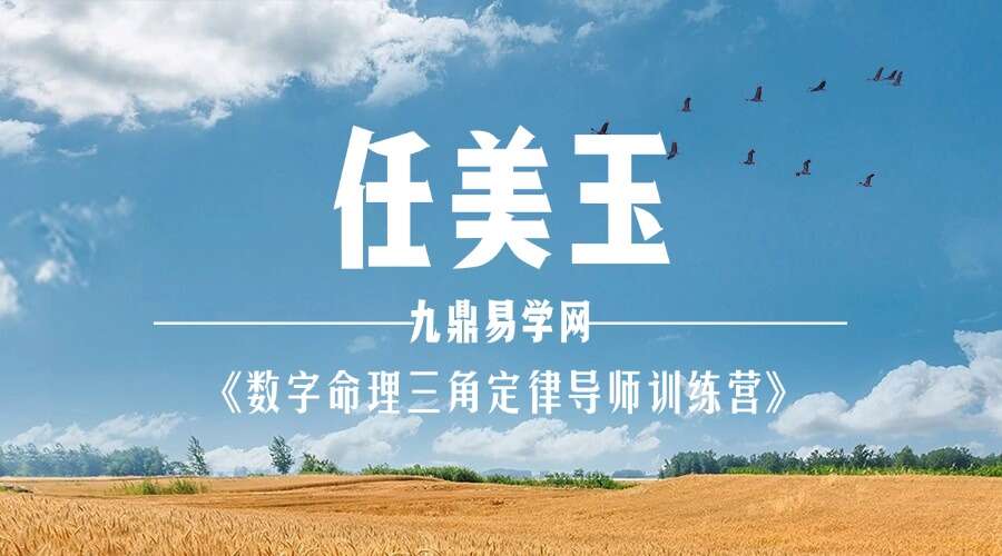 任美玉《数字命理三角定律导师训练营》38集【原版】