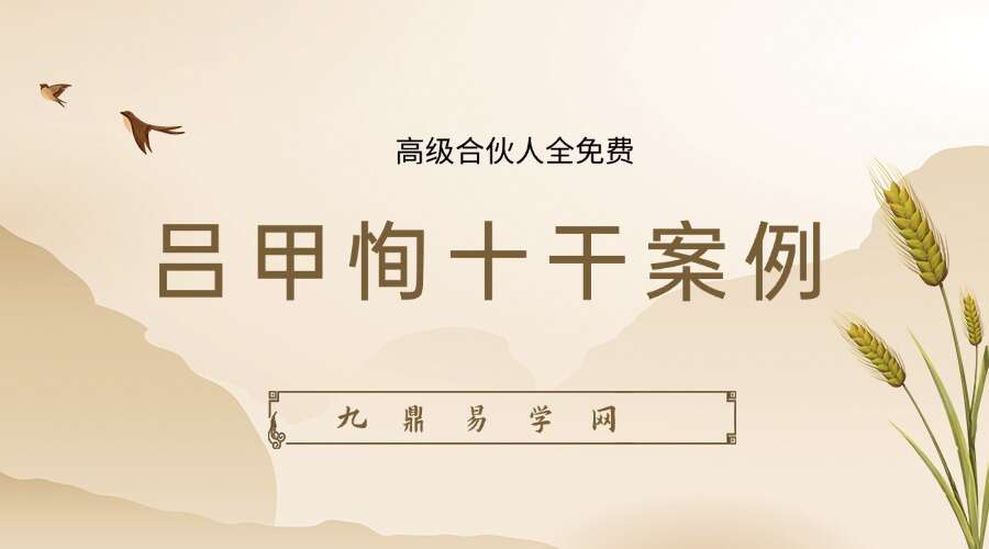 吕甲恂十干案例