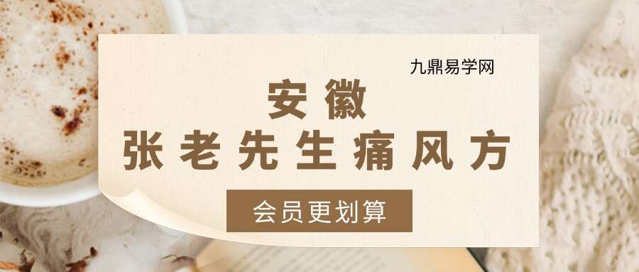 安徽张老先生痛风方