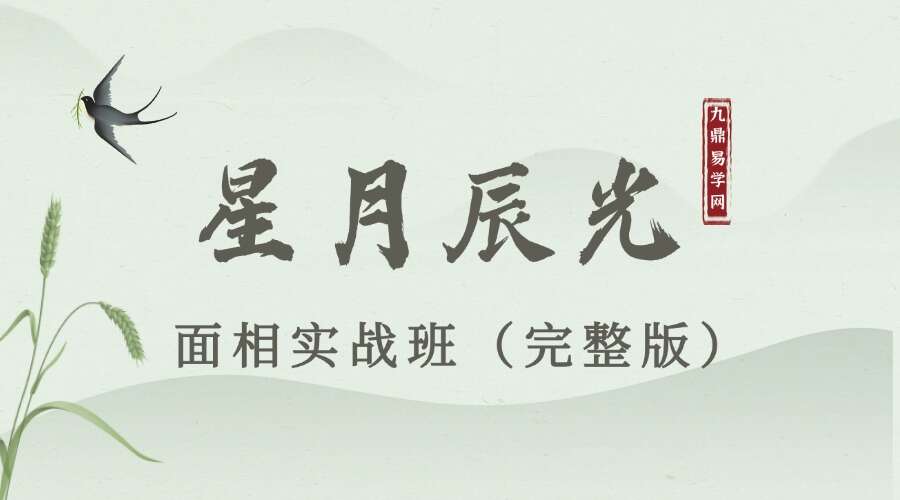 星月辰光面相实战班（完整版）