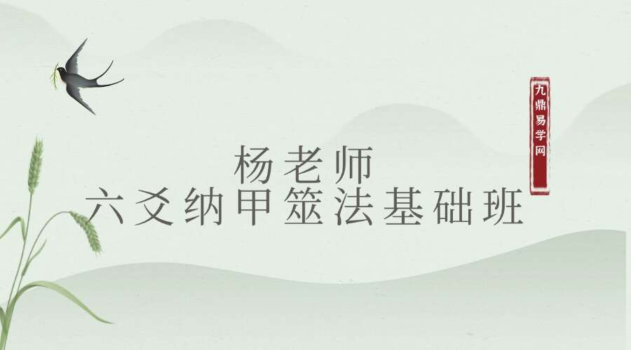 杨老师六爻纳甲筮法基础班 18集