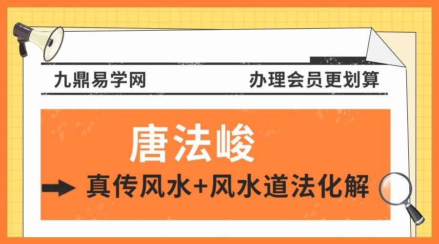 唐法峻杨公真传风水+风水道法化解