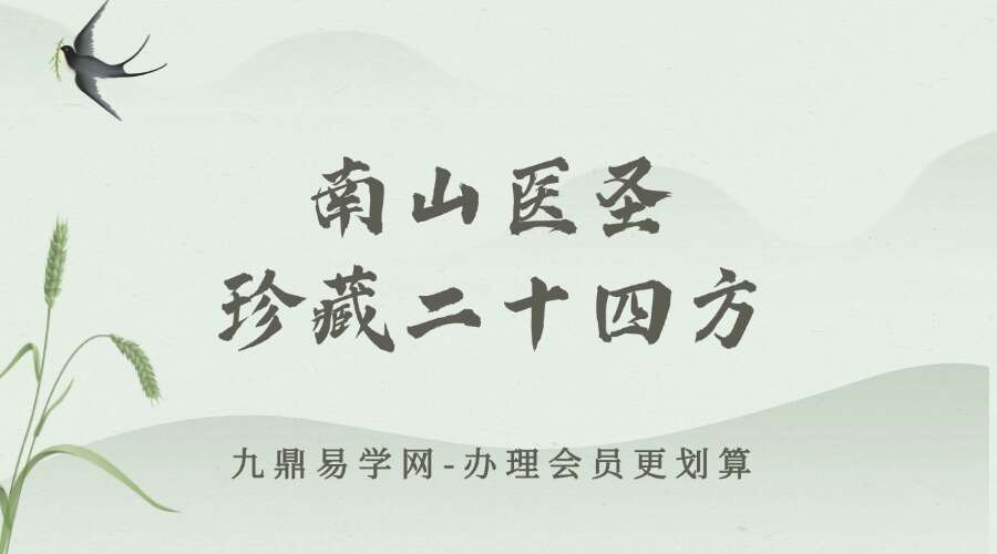 南山医圣珍藏二十四方25页