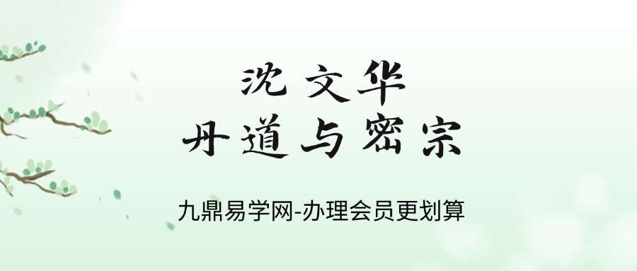 沈文华丹道与密宗