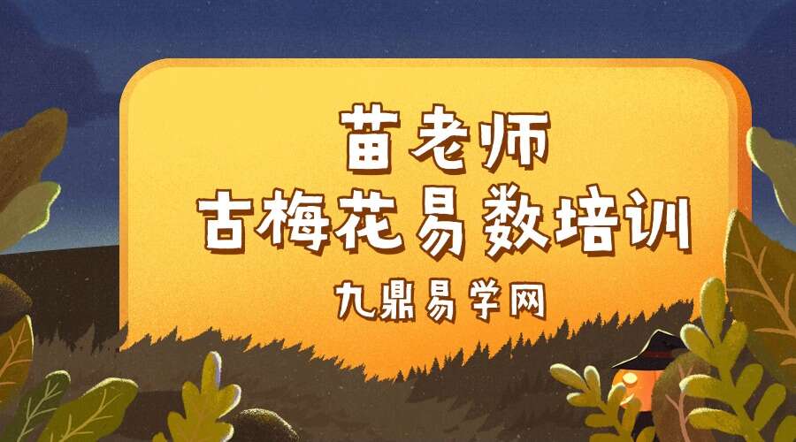 苗老师古梅花易数培训进阶课程音频讲义 含古梅初级+高级课程