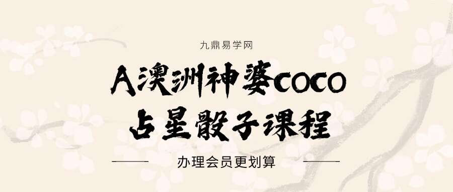 A澳洲神婆coco占星骰子课程