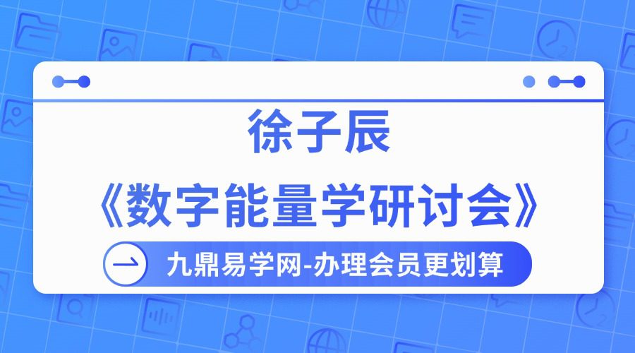 徐子辰《数字能量学研讨会》11集