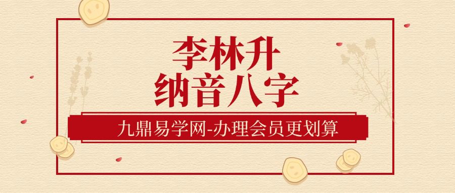 李林升纳音八字(更新完毕)17讲+文档2023.9